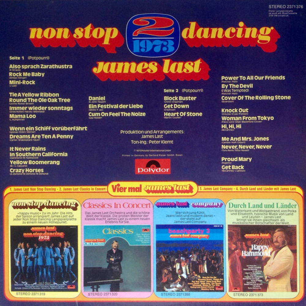 James Last / Non Stop Dancing 1973/2 (LP)