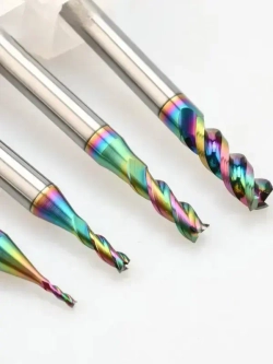 Фреза Концевая d10xD10x75L по алюминию твердосплавная HRC58 DLC, 10мм