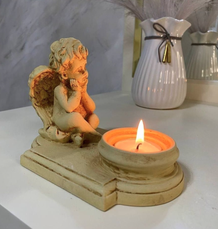 подсвечник ангелочек