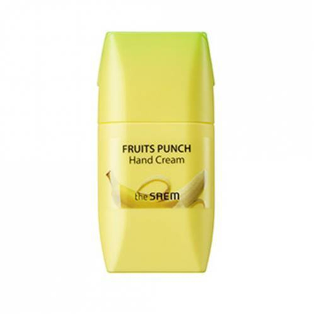 Крем для рук "Банановый пунш" The Saem Fruits Punch Banana Hand Cream