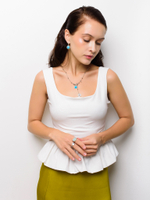 Колье "Royal star" с лазуритом