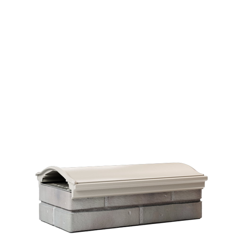 Парапет полимеркомпозитный Monblan 200/225/225 (1 кирпич) бежевый