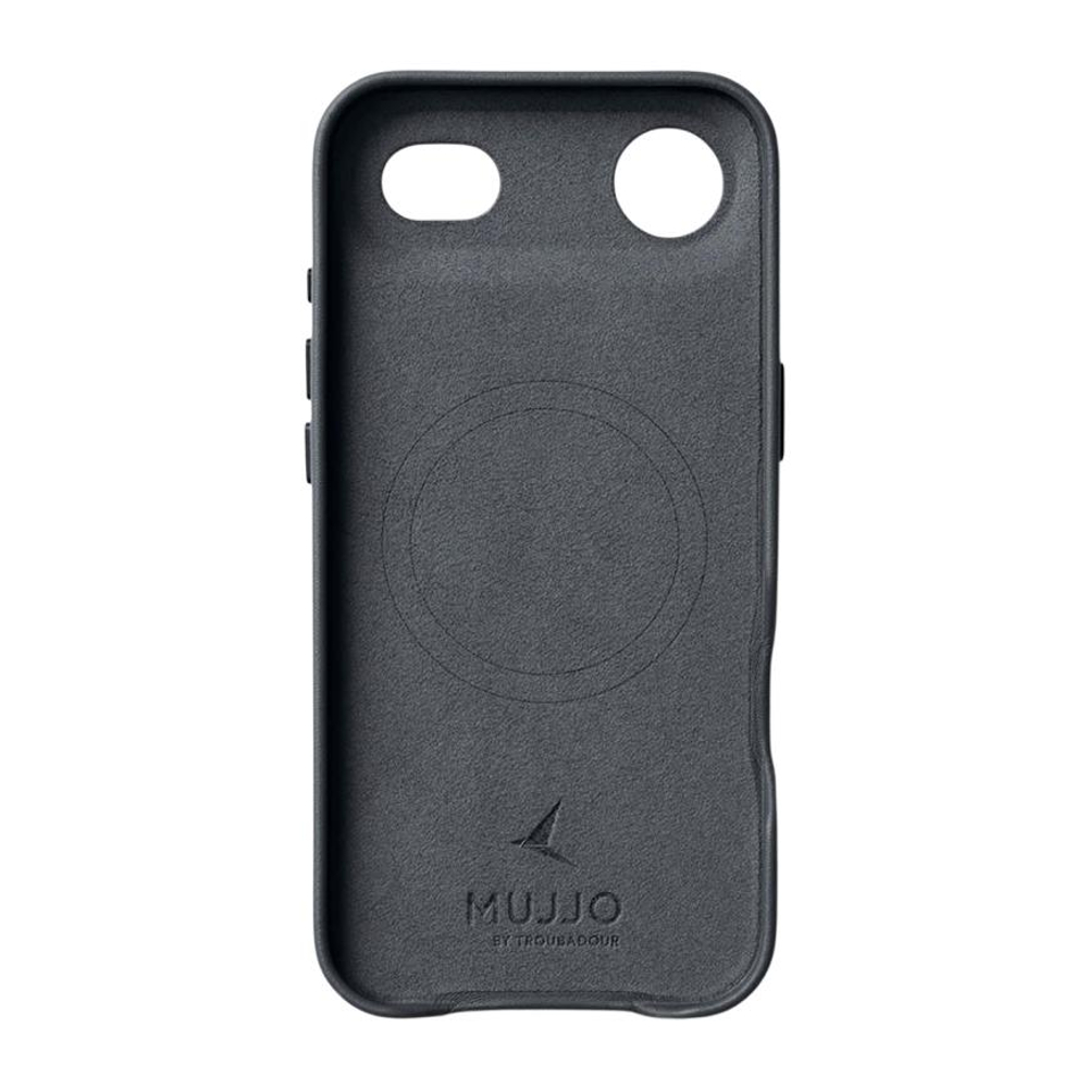 Кожаный чехол MagSafe Mujjo Full Leather Case для iPhone Air Чехол из натуральной телячьей велюровой цельнозерновой кожи с мелкозернистой фактурой и вырезом для Контроллера камеры