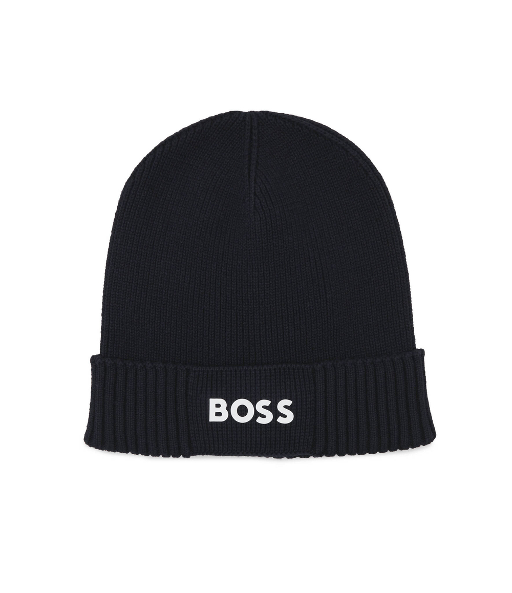 Шапка Asic Beanie X BOSS GREEN - темно-синий(50499423)