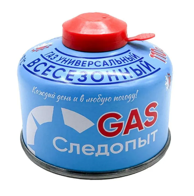Газовый картридж резьбовой 110 г. СЛЕДОПЫТ (всесезонный)