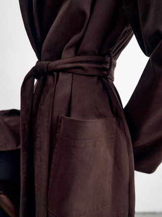 Тренч OLSEN, шоколадный