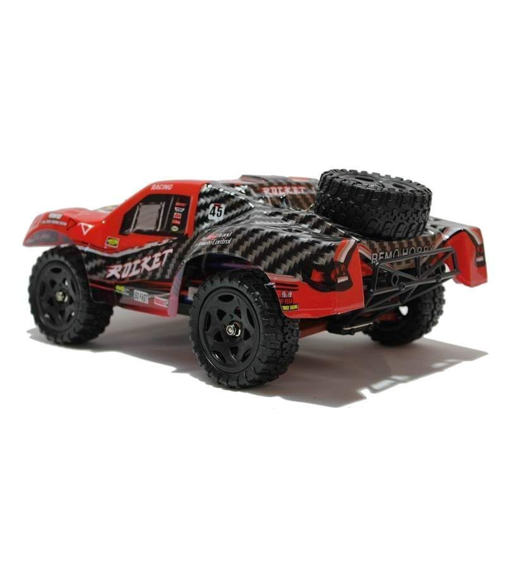 Радиоуправляемый шорт-корс Remo Hobby Rocket Brushless UPGRADE (красный) 4WD 2.4G 1/16 RTR
