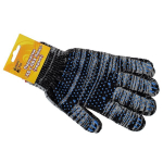 Перчатки ХБ с ПВХ Серые ЛЮКС ДС-172