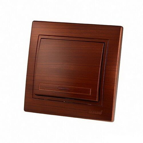 MIRA 701 0505 111 Выключатель с подсв . махагон