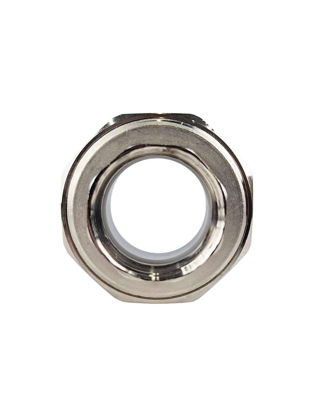 Муфта комбинированная разъемная (Американка) PPR внутренняя резьба 50х1 1/2,  белый, RTP (24/4)