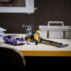 LEGO Speed Champions: Mopar Dodge//SRT Top Fuel Dragster and 1970 Dodge Challenger T/A 76904 — Mopar Dodge//SRT Top Fuel Dragster and 1970 Dodge Challenger T/A — Лего Спид чампионс Чемпионы скорости