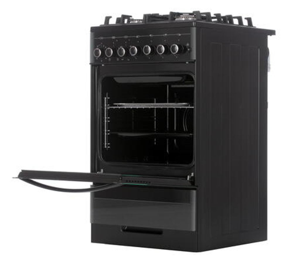 Плита газовая GEFEST ПГЭ 5502-02 0044 (черн с раств рис)