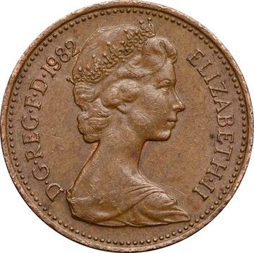 1 пенни 1982 Великобритания