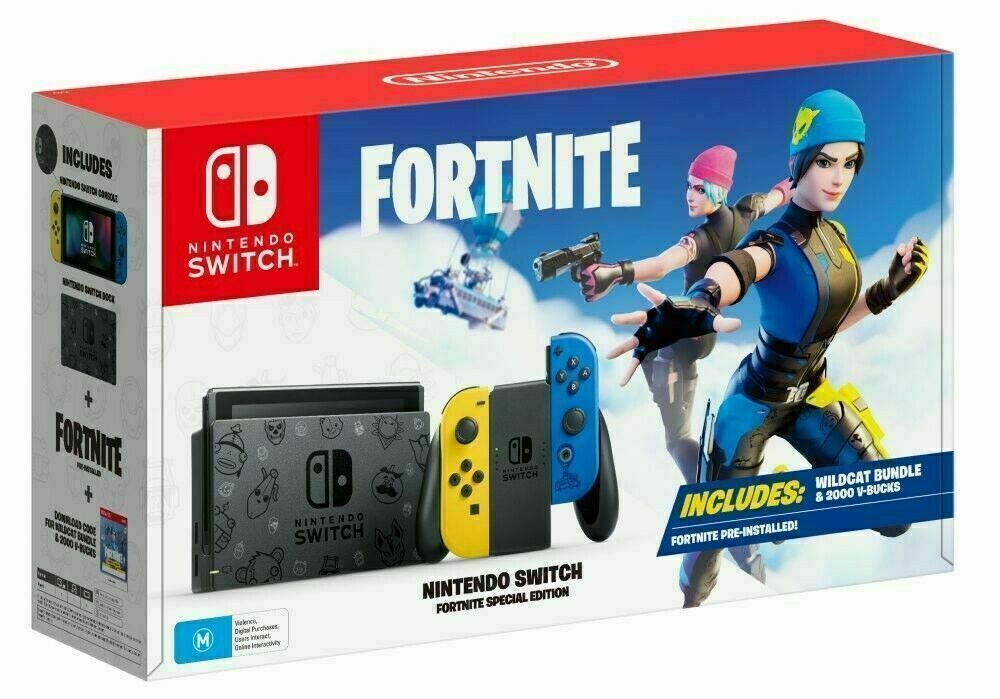 Nintendo Switch V2 Fortnite Edition Б\У