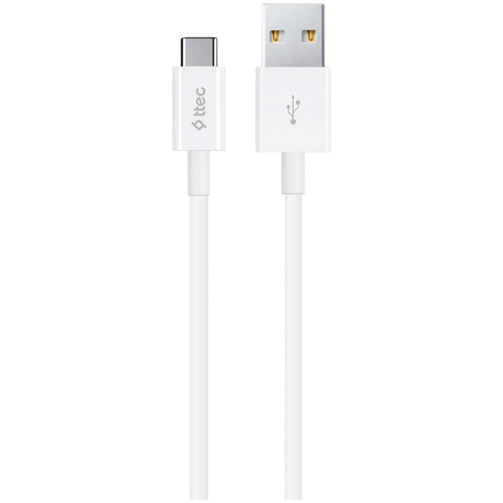 ttec Type C Charge / Data Cable , 2.0 , White
