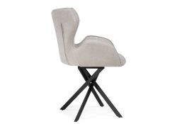 Стул на металлокаркасе Карлайл крутящийся бежевый / черный