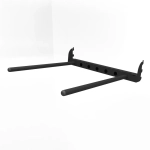 Черное настенное крепление для 2-х шин в системе IF, ширина 600 мм