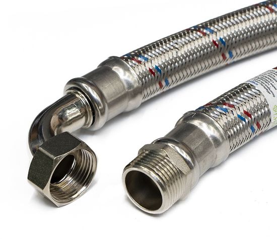 Гибкая подводка угловая «Гигант» 1" г/ш 120 см TIM