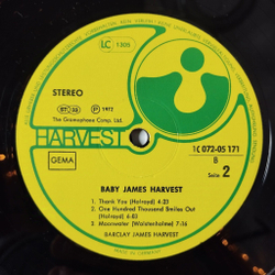 Винтажная виниловая пластинка LP Barclay James Harvest Baby (Germany 1972)