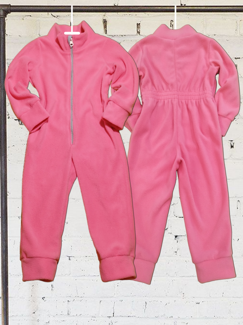 1141 Комбинезон детский флис коралл (60-116)