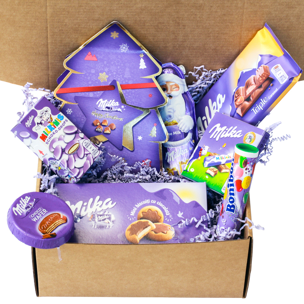 Новогодний подарочный набор сладостей HappyBox by HoneyForYou "Happy New Year №1"