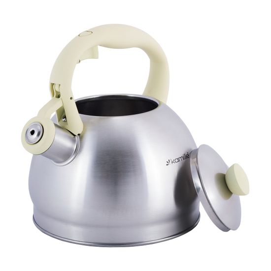 Чайник 2 л. из нержавеющей стали со свистком Kamille KM-0693