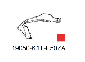 19050-K1T-E50ZA. SHROUD ASSY., R. FR. (WL) *TYPE1*. Fairing CRF300L