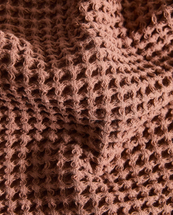 Zara Home - Хлопковое вафельное банное полотенце, розовый, 50х90 см