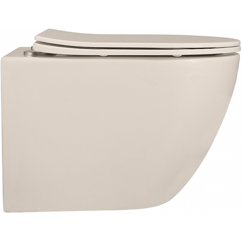 Унитаз Abber Bequem AC1101MBE подвесной Бежевый матовый с сиденьем Микролифт