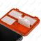 Ящик рыболовный зимний односекционный серый/оранжевый (HS-IB-19-GO-1) Helios