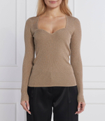 блузка Patrizia Pepe - песочный(8K0126 K1QZA)