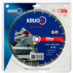 Диск алмазный Турбо сегментный KRUGO MASTER 350х3,0х25,4х12mm, 81073500273