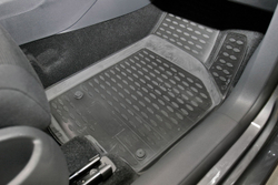 Коврики Standard, в салон VW Golf Plus 12/2004- , 4 шт. (полиуретан, чёрные) Element.NLC.51.16.210
