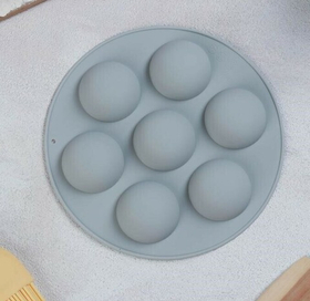 Форма силиконовая «Спортивные мячи», 15,5х15,5 см (d 3.7см)