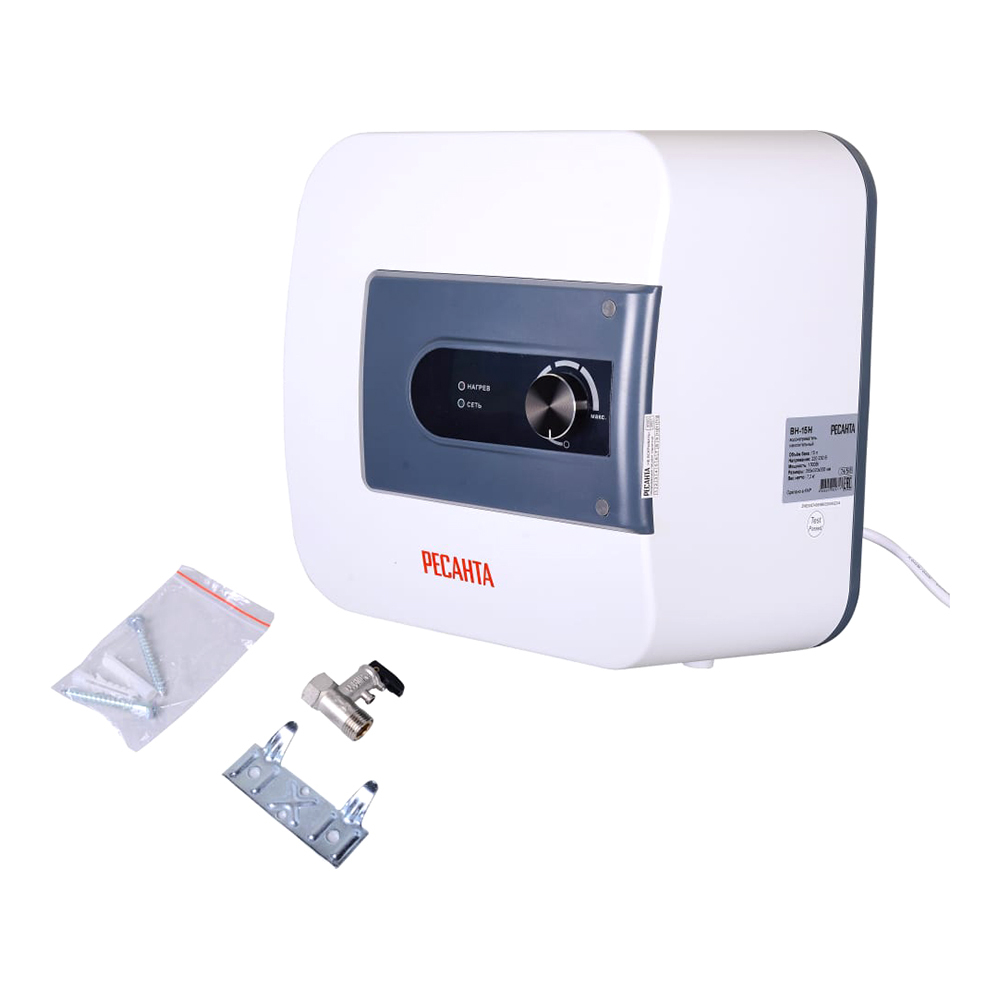 Водонагреватель электрический накопительный Ресанта ВН-15Н