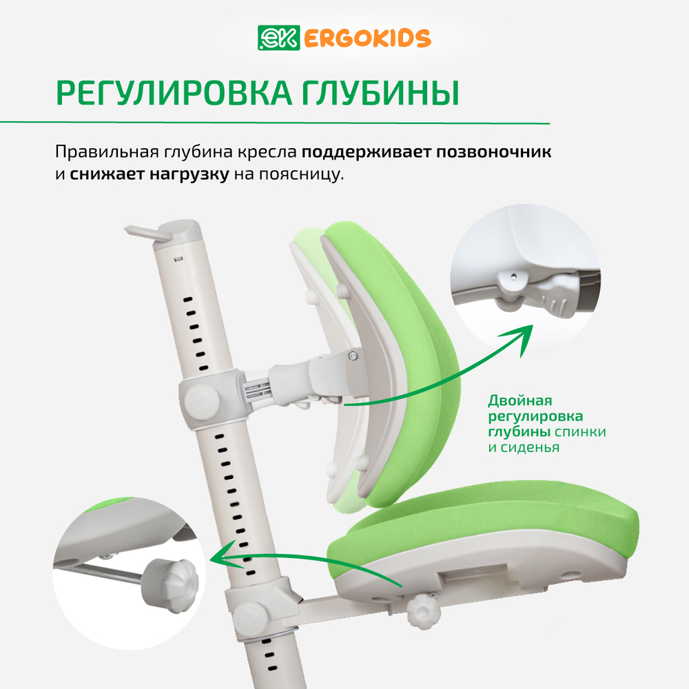 Стул для школьника Ergokids Ortoback
