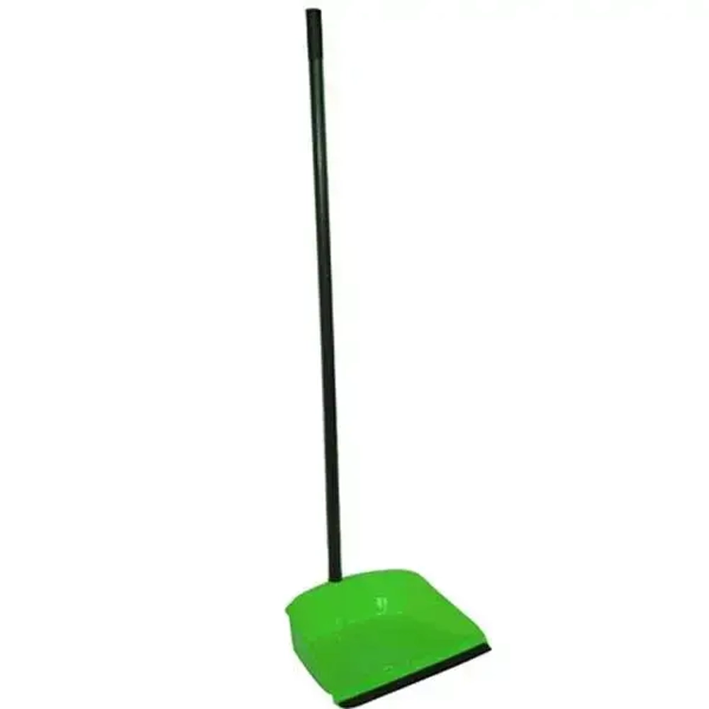 Совок с высокой ручкой ЛЕНИВКА ярко-зеленый 0,81,25х0,195м