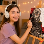 Картина по номерам Гачиакута Рудо Сюребрек