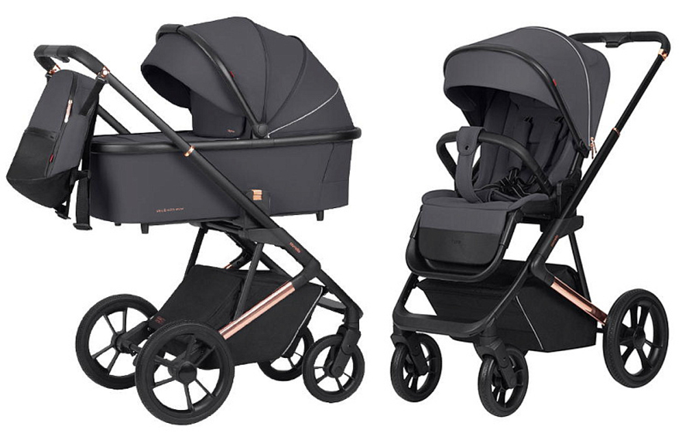 Коляска 2 в 1 Carrello Sigma CRL-6509 Stone Grey