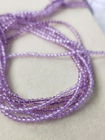 ш2-лав Шпинель синт. шар огранка 2мм лавандовый, 37см
