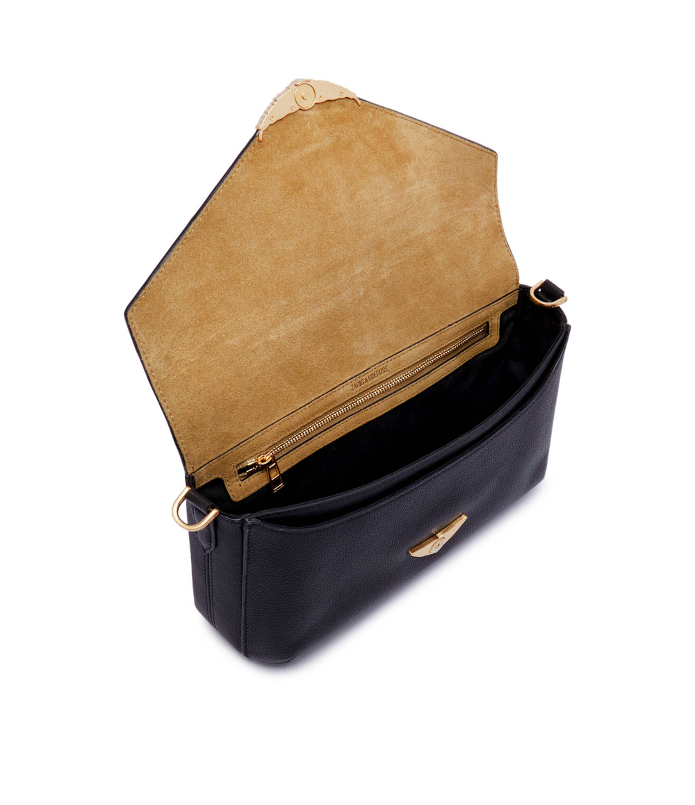 Кожаная сумка через плечо BORDERLINE DAILY Zadig&Voltaire - черный(LWBA02493)