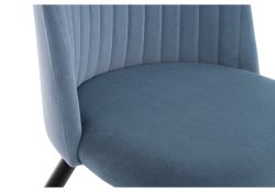 Стул на металлокаркасе Gabi blue / black