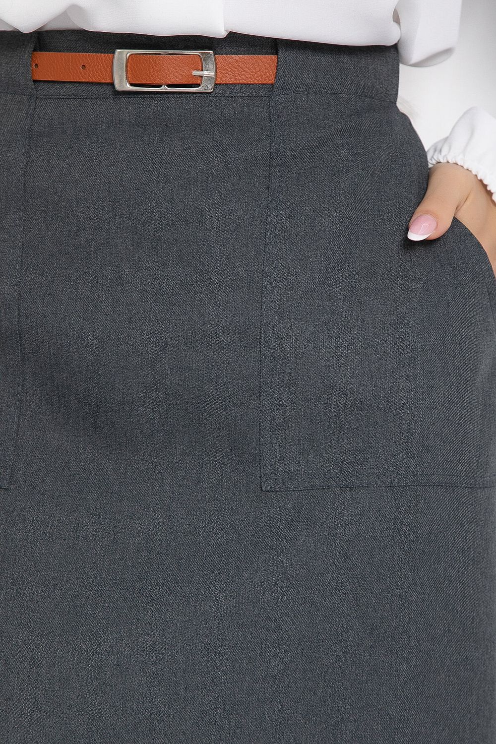 Юбка Ника (серая) Ю12311-27 LT Collection