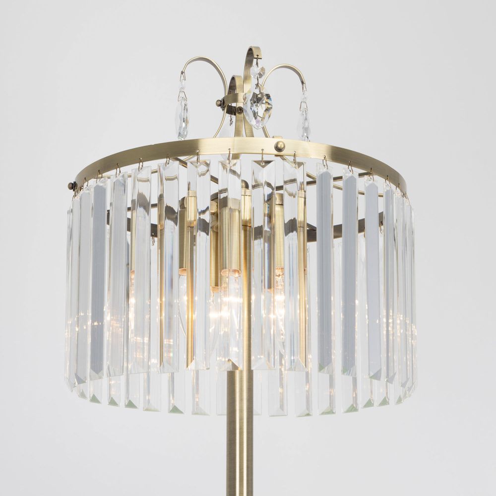 Citilux Инга CL335943 Торшер хрустальный Бронза