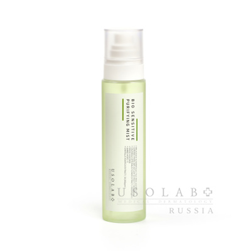USOLAB Успокаивающий антибактериальный тонер-мист, 150 мл | Bio Sensitive Purifying Mist