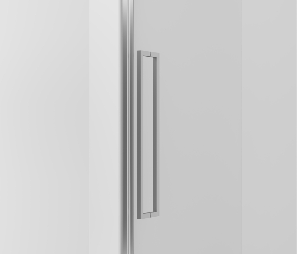 Душевая дверь Slim-N VDP-4SN120CLGM, вороненая сталь, стекло прозрачное