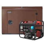 Генератор бензиновый SUNREKA G10000EAX с кожухом Geon 1200 RAL 8017