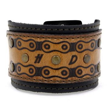 Напульсник Harley цепь коричневый