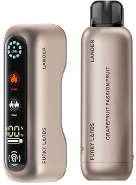 ОЭС (М) Funky Lands LANDER 20000 Gold & Grapefruit Passion Fruit (Грейпфрут Маракуйя)