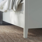 Каркас кровати с выдвижными ящиками - IKEA IDANÄS/IDANAS/LÖNSET/LONSET, 200х160 см, белый, ИДАНЭС/ЛОНСЕТ ИКЕА